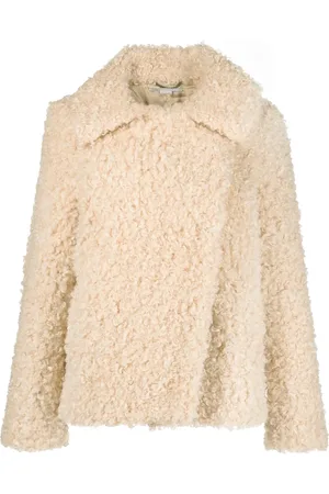 Stella McCartney Abrigo oversize con diseño texturizado