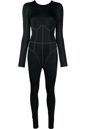 Noire Swimwear Traje de baño con costuras en contraste