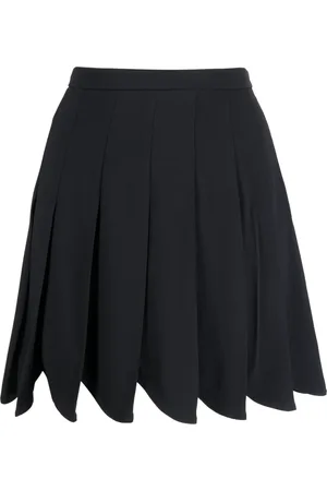 Miu Miu Falda acampanada con diseño plisado