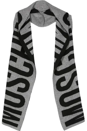 Moschino Mascada con logo en jacquard