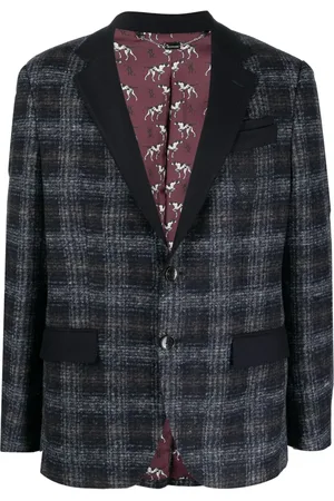 BILLIONAIRE Blazer con botones y cuadros tartán