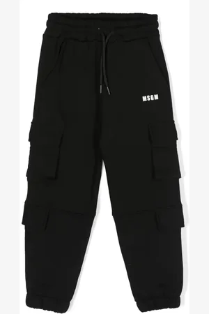Msgm Pants con logo estampado
