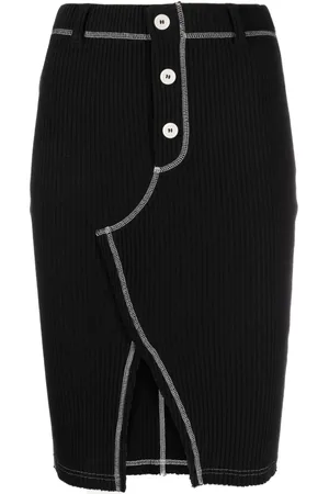 Moschino Falda tejida de canalé