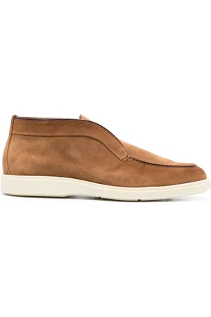 santoni Botas slip-on de gamuza