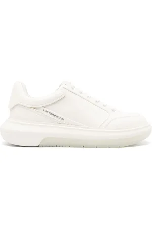 Emporio Armani Tenis bajos con agujetas