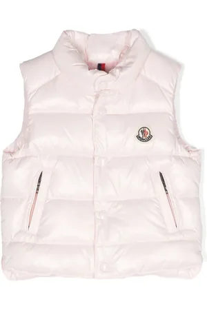 Moncler Chaleco capitonado con parche del logo