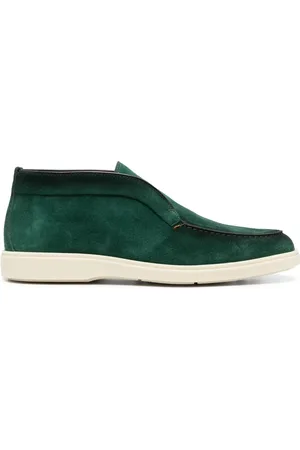 santoni Botas slip-on de gamuza