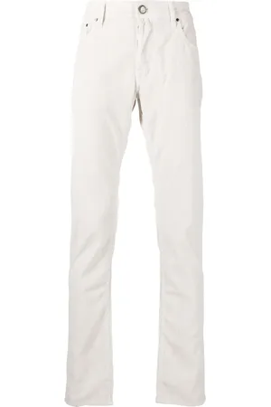 Jacob Cohen Pantalones de pana con tiro bajo