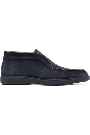 santoni Botas slip-on de gamuza