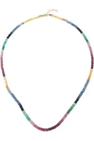 JIA JIA Collar Arizona en oro amarillo de 14kt con zafiro
