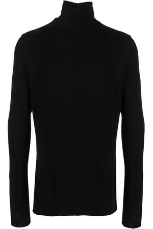 THOM KROM Playera con costuras en contraste y cuello de tortuga