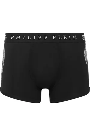 Philipp Plein Bóxer stretch con logo en la pretina