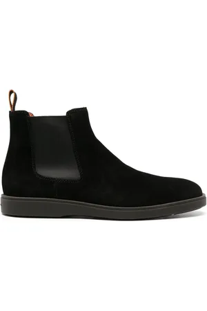 santoni Botas de gamuza con puntera redonda