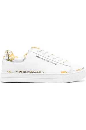 VERSACE Tenis con logo estampado