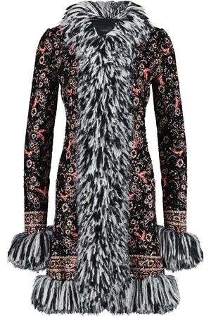 Giambattista Valli Abrigo Popping Paisley