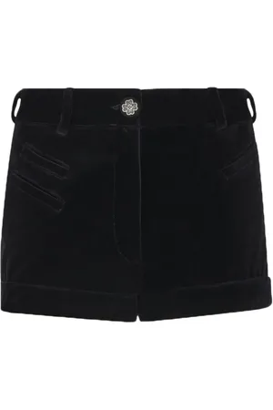 Etro Shorts de terciopelo