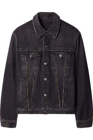 OFF-WHITE Chamarra de mezclilla Zip Skate