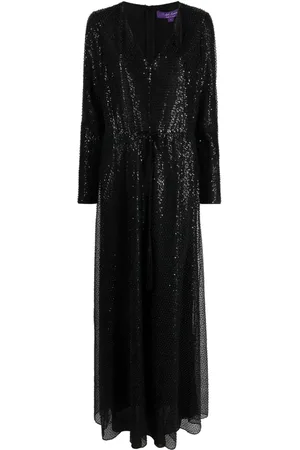 Ralph Lauren Vestido largo Carmelo con detalles de lentejuelas