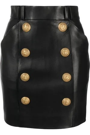 Balmain Falda corta con abertura