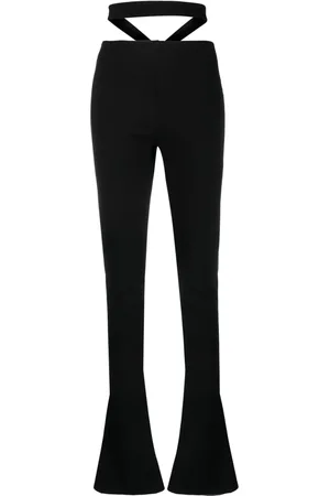 ANDREADAMO Pantalones acampanados con aberturas