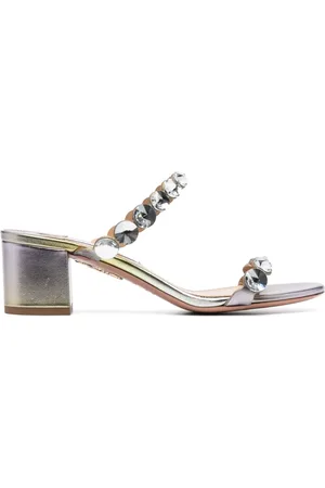 Aquazzura Mules Maxi-Tequila con tacón de 55mm
