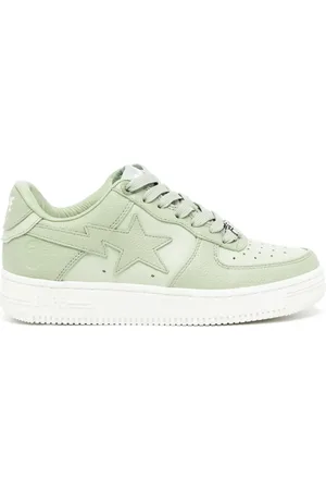 A Bathing Ape Tenis con parche del logo