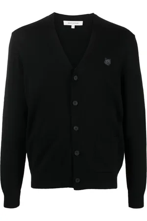 Maison Kitsuné Cárdigan con cuello en V
