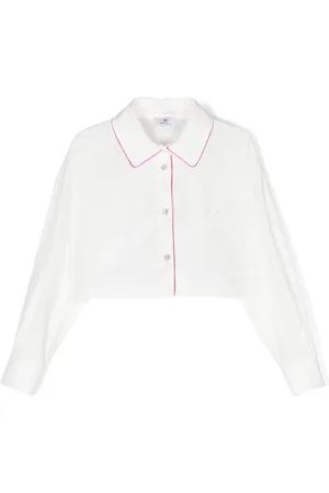 Chiara Ferragni Camisa corta Eyelike con logo bordado
