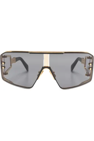 Balmain Lentes de sol Le Masque con armazón oversize
