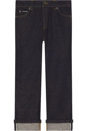 Dolce & Gabbana Jeans rectos con placa del logo