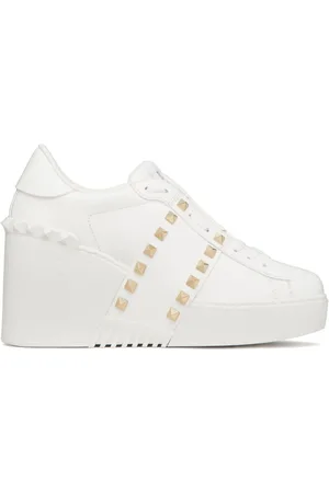 VALENTINO GARAVANI Tenis Open Disco con cuña de 85mm