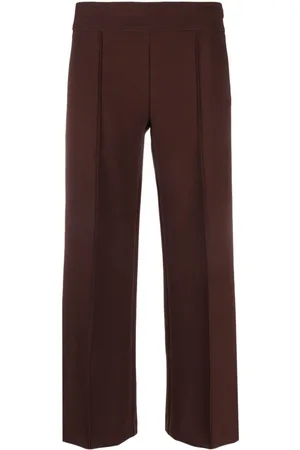 SEMICOUTURE Pantalones capri con diseño elástico