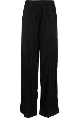 Calvin Klein Pantalones plisados con diseño recto
