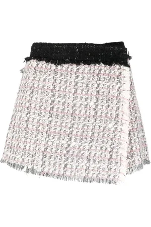 Msgm Skorts con diseño cruzado