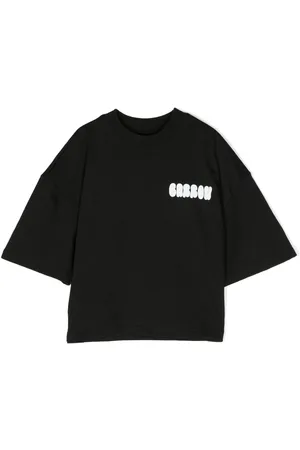 BARROW Playera con logo estampado y detalles de strass