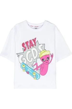 GCDS Playera con estampado gráfico