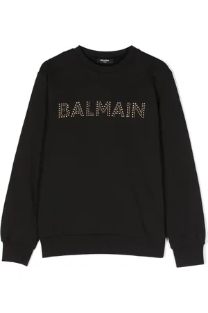 Balmain Sudadera con detalles del logo