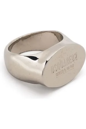 Dsquared2 Anillo con logo grabado