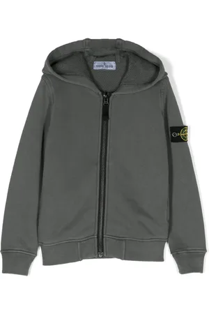 Stone Island Hoodie con parche del logo