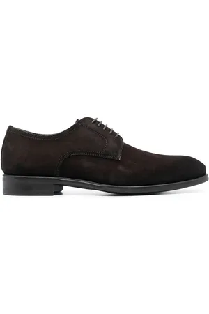 Magnanni Zapatos Derby gamuza con puntera de almendra