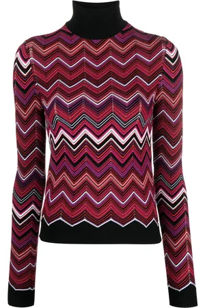 Missoni Suéter tejido de crochet con motivo en zigzag
