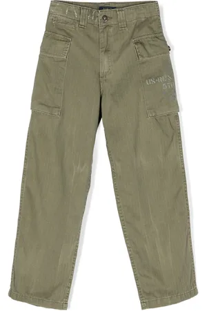 Ralph Lauren Pantalones cargo con logo estampado