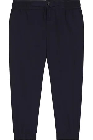 Dolce & Gabbana Pants stretch con placa del logo