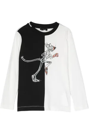 MONNALISA Playera manga larga con estampado gráfico