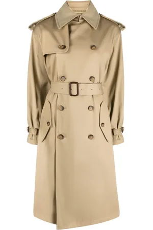 Ralph Lauren Gabardina con doble botonadura y cinturón