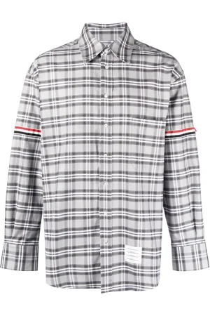 Thom Browne Camisa con cuadros estampados