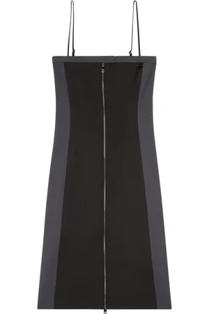 Diesel Vestido midi D-Damini con paneles