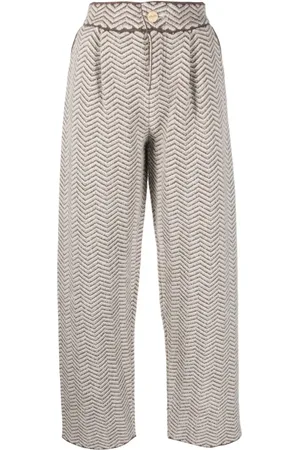 Barrie Pantalones de tejido chevron