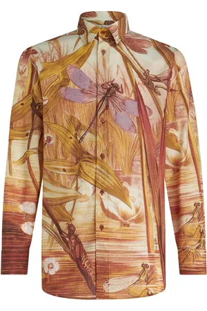 Etro Camisa con paisaje estampado