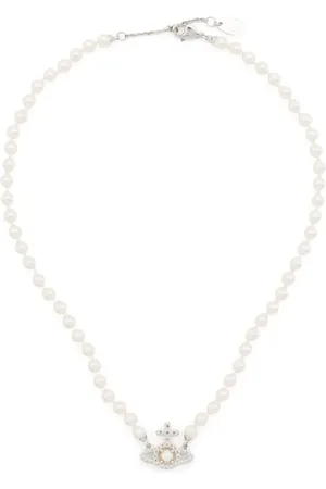 Vivienne Westwood Collar Mini Bas Relief con perlas